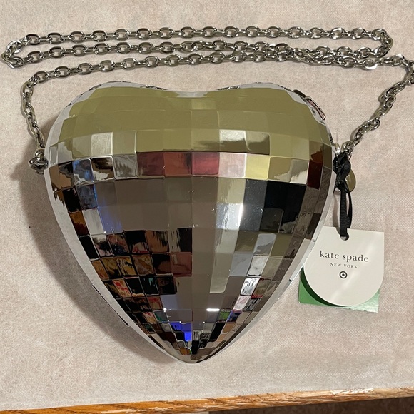 Kate Spade Metallic Heart Mosaic Bag - Picture 3 of 4